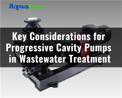 Kľúčové úvahy pre progresívne dutinové čerpadlá pri čistení odpadových vôd